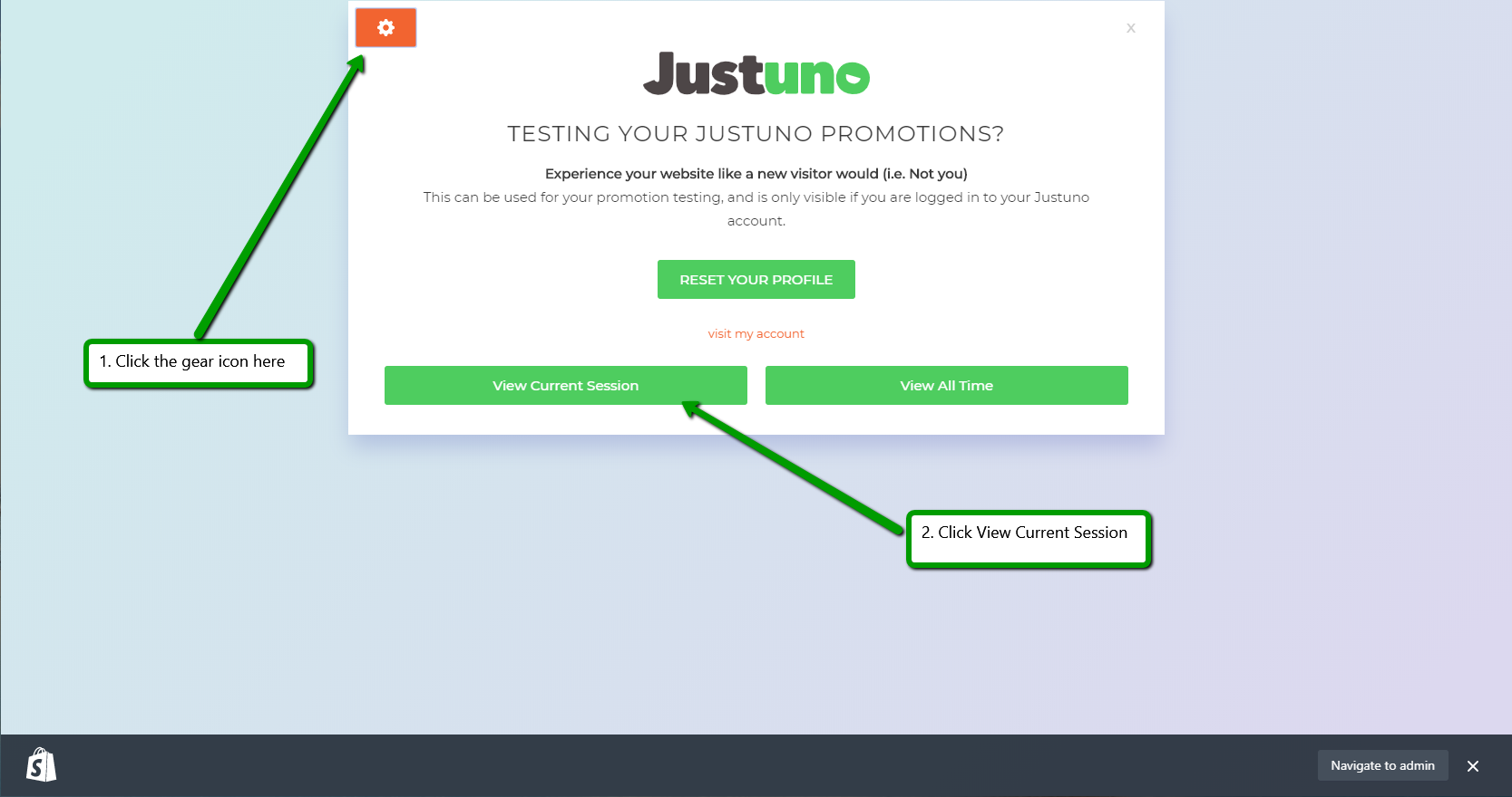 How to view your session data