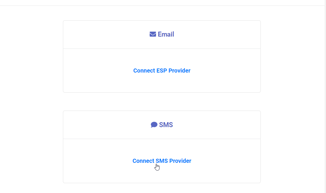 Connect SMS Provider