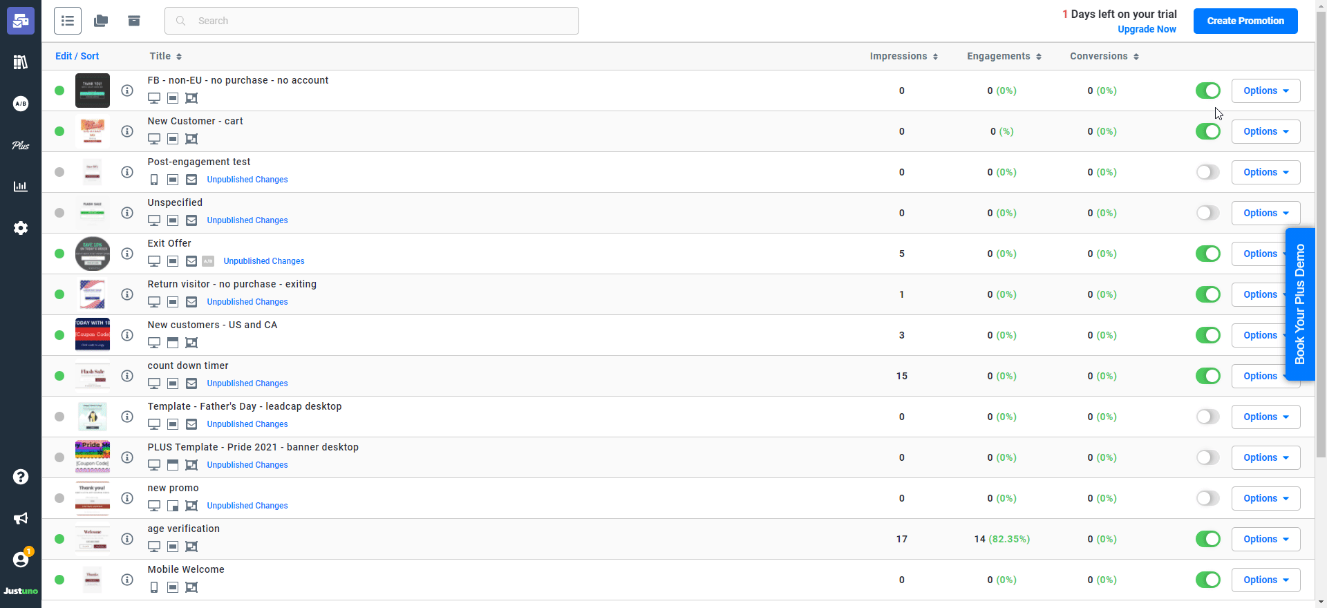 Duplicate promotion GIF