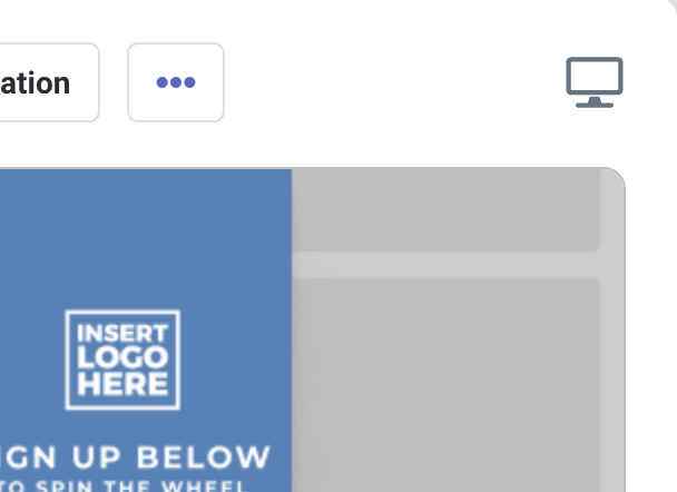 Desktop Promotion Icon within templates