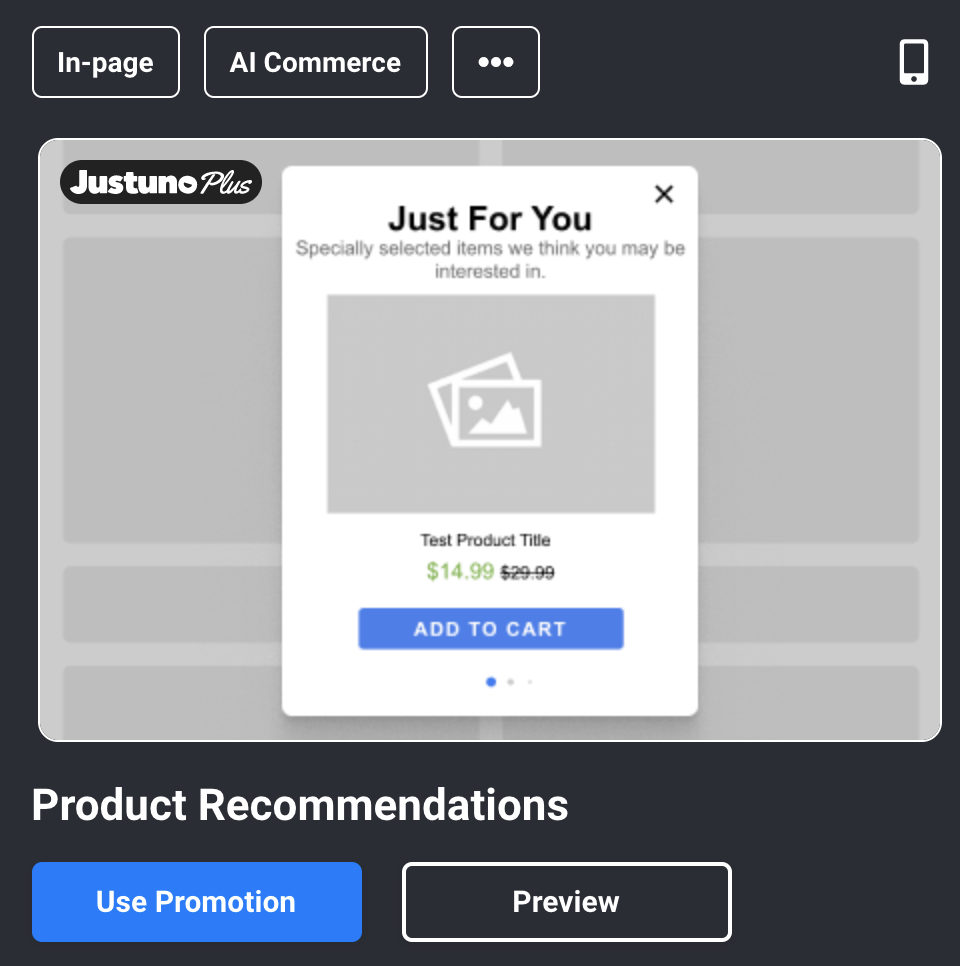 Justuno Plus Templates