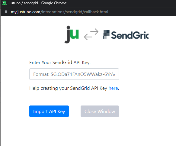 sendgrid API