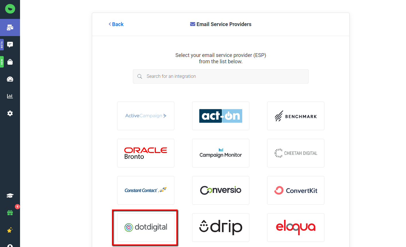 Email Service Providers: Dotdigital