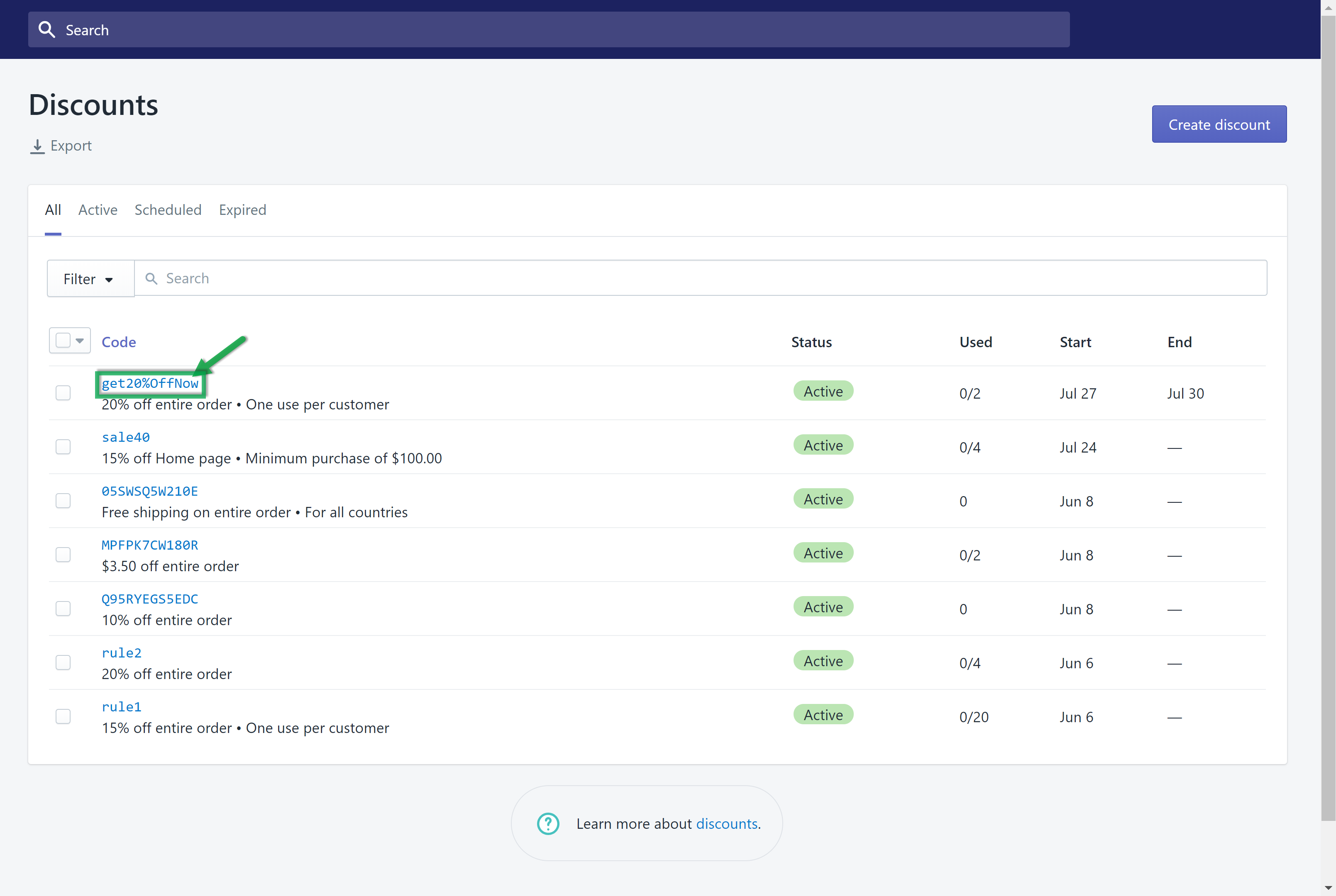 Choose your discount