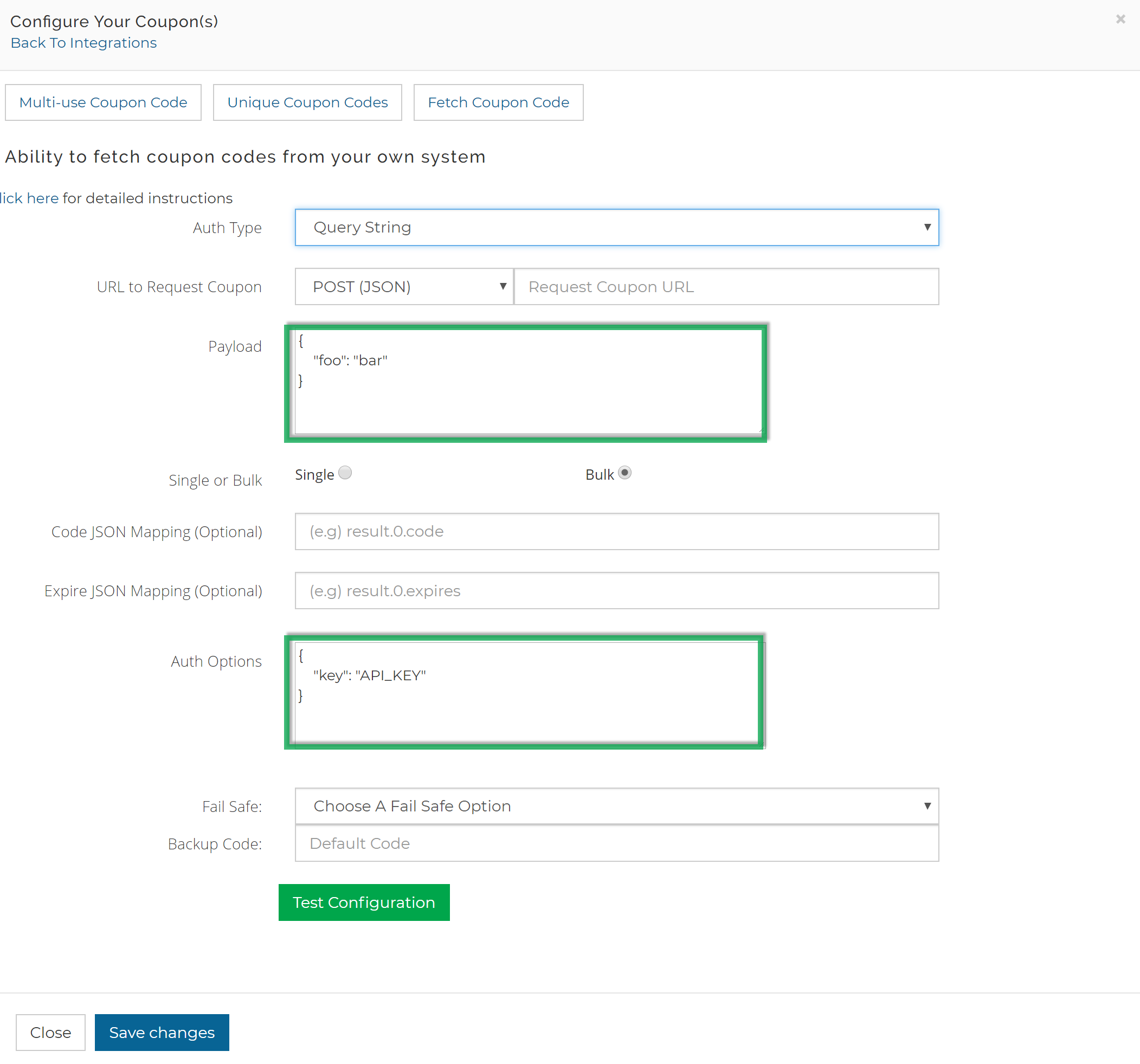 query string auth post