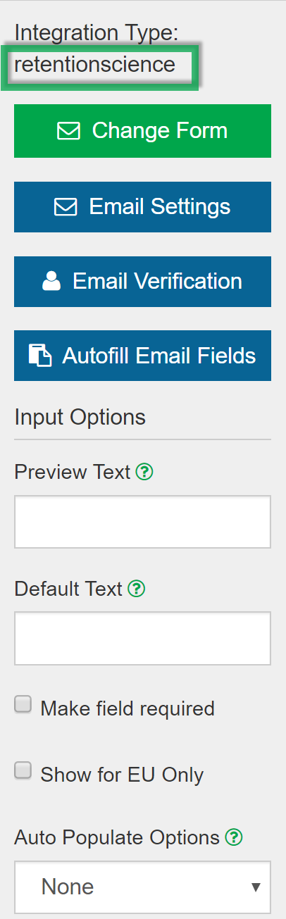 Retention Science Integration