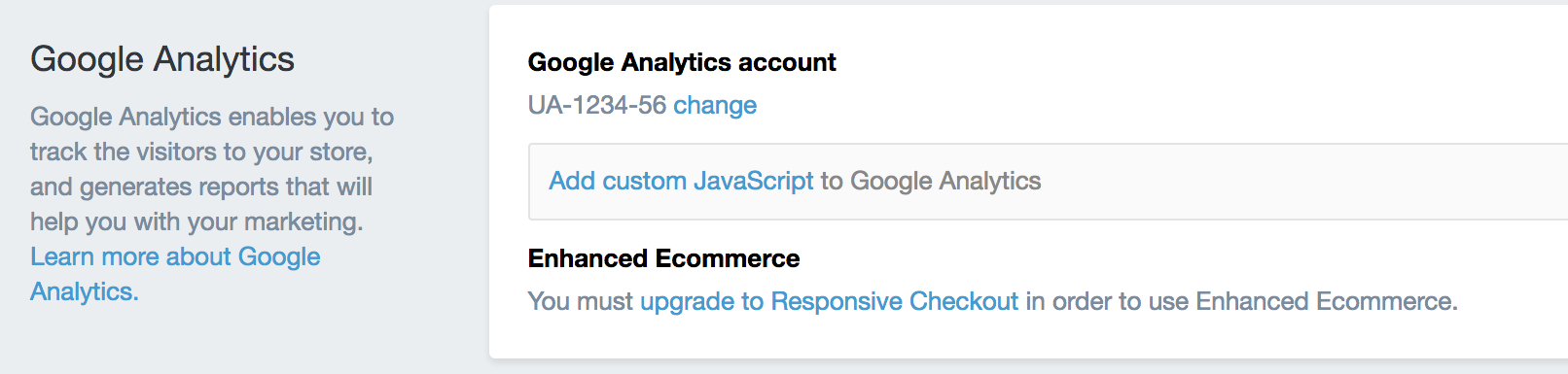 google analytics add custom javascript